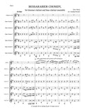 BESSARABIER CHOSID'L (solo clarinet and 6-part bass clarinet choir)