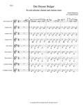 DER HEYSER BULGAR (solo clarinet and clarinet choir)