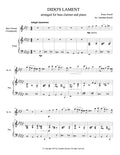 PURCELL: DIDO'S LAMENT (bass clarinet and piano)