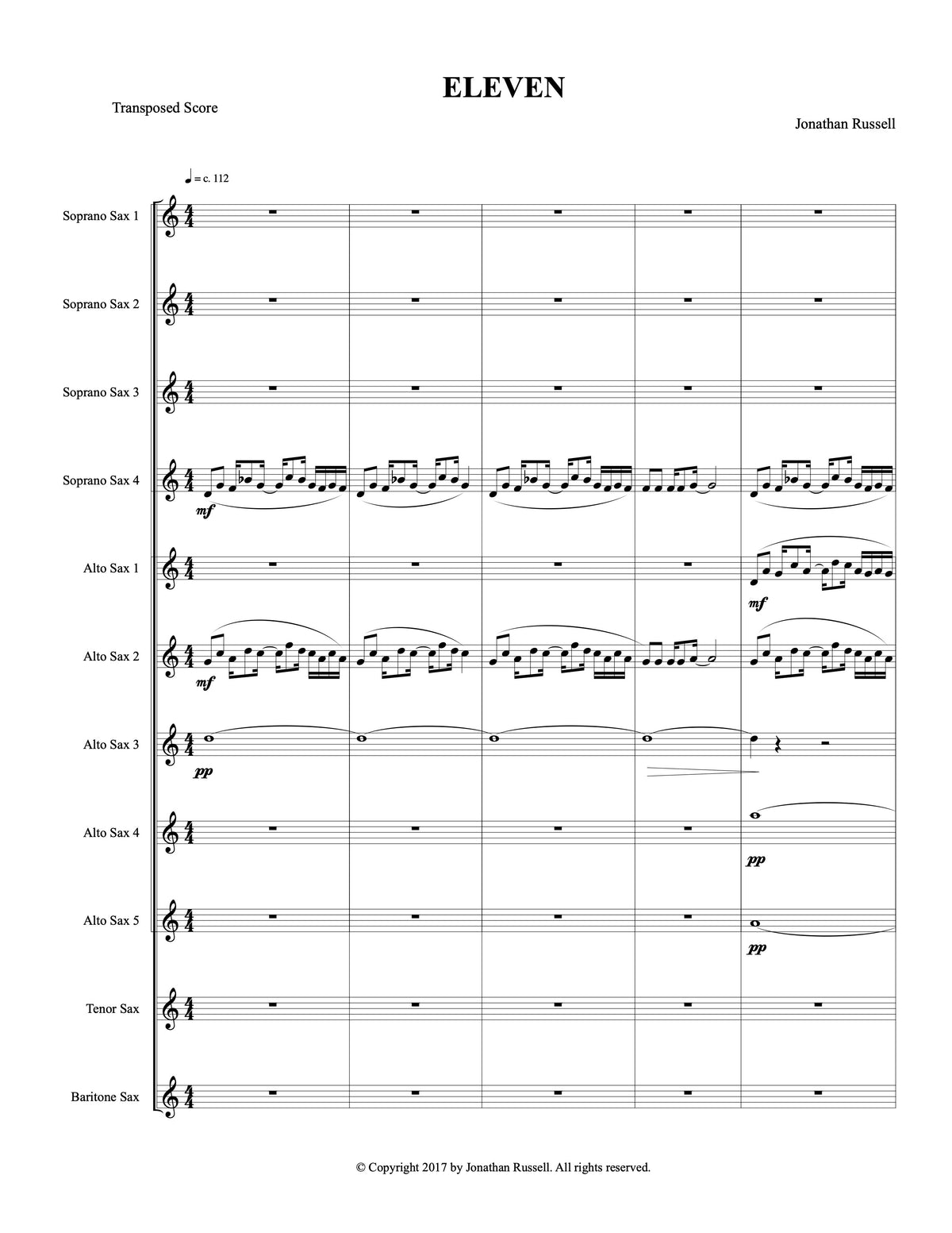 ELEVEN (saxophone ensemble)