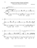 SONATA #2 FOR BASS CLARINET AND PIANO