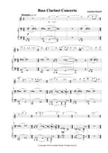BASS CLARINET CONCERTO PIANO REDUCTION (bass clarinet and piano)