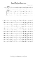 BASS CLARINET CONCERTO (solo bass clarinet and orchestra)
