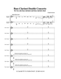 BASS CLARINET DOUBLE CONCERTO (bass clarinet choir version)