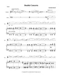 DOUBLE CONCERTO FOR CLARINET AND CELLO, PIANO REDUCTION (clarinet, cello, and piano)