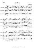 NOT TODAY (3 bass clarinets)