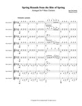 STRAVINSKY: SPRING ROUNDS FROM THE RITE OF SPRING (9 bass clarinets)