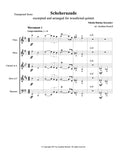 RIMSKY-KORSAKOV: SCHEHERAZADE (woodwind quintet)