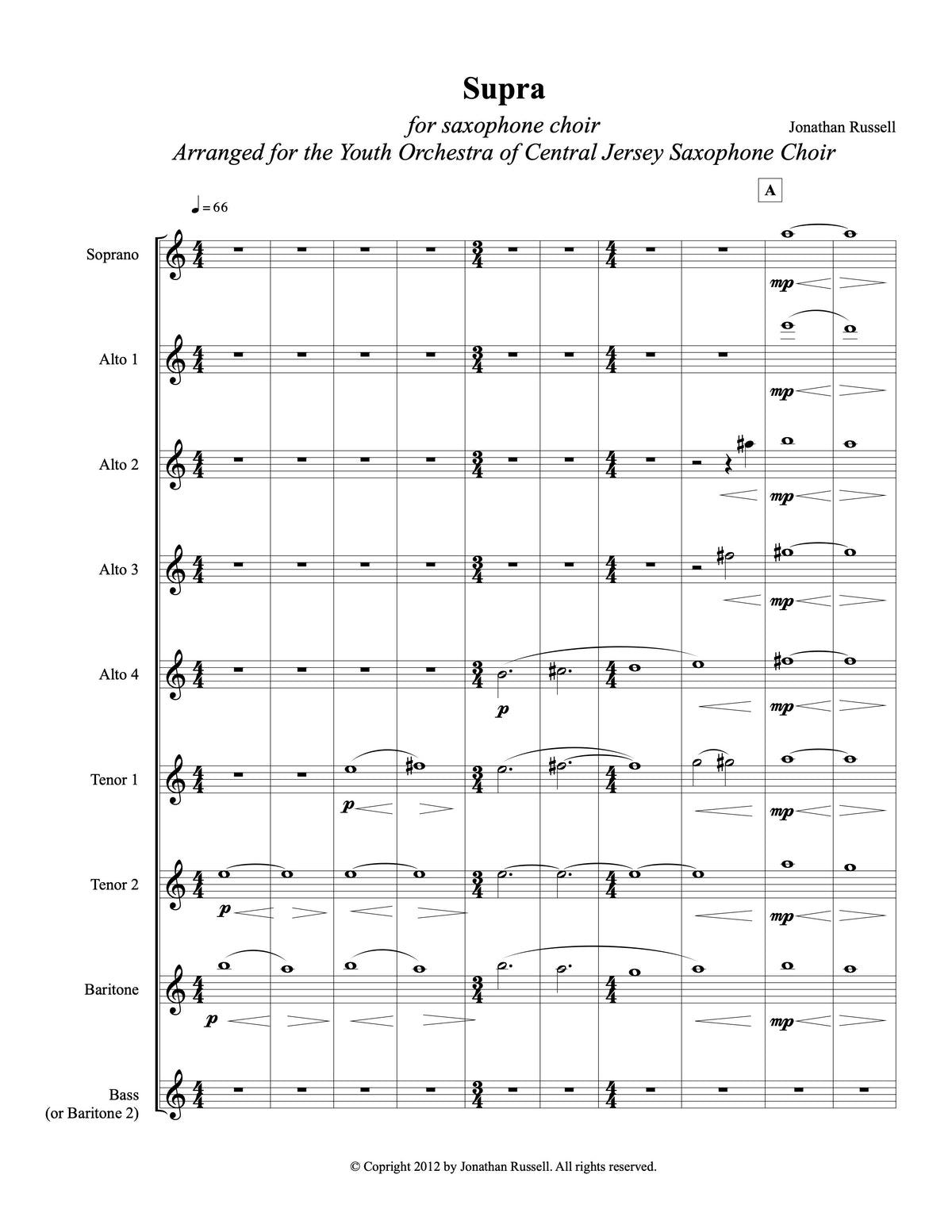 SUPRA (saxophone choir)